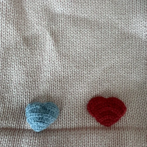 Bella Bliss Pink Appliqué Heart Cardigan, sz 4, EUC - Picture 4 of 4